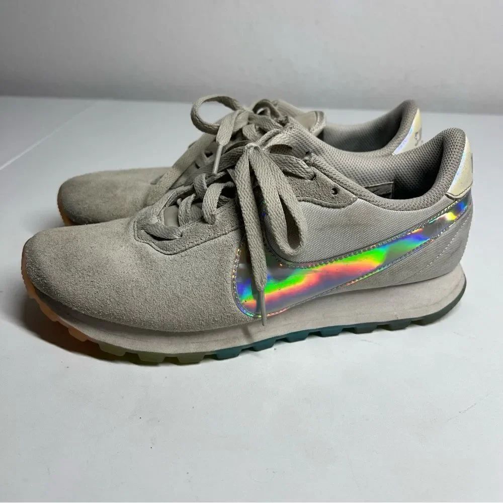 Women's NIKE 'Prelove OX Rainbow' Size 8 US Runners Beige - Picture 5 of 14